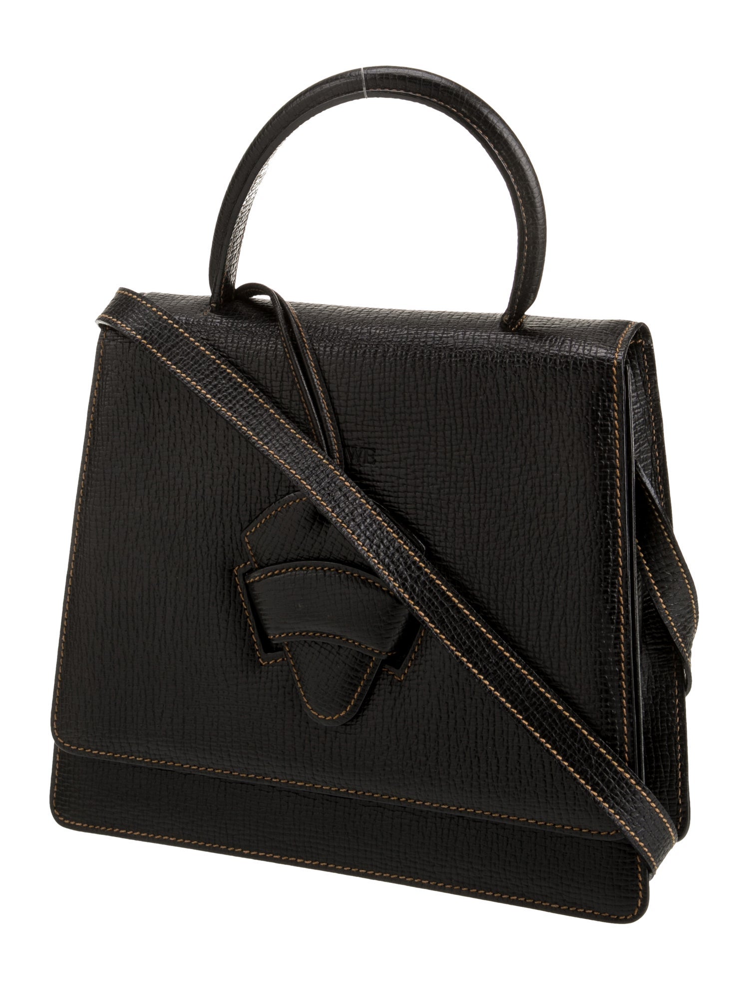 Loewe Leather Top Handle Bag